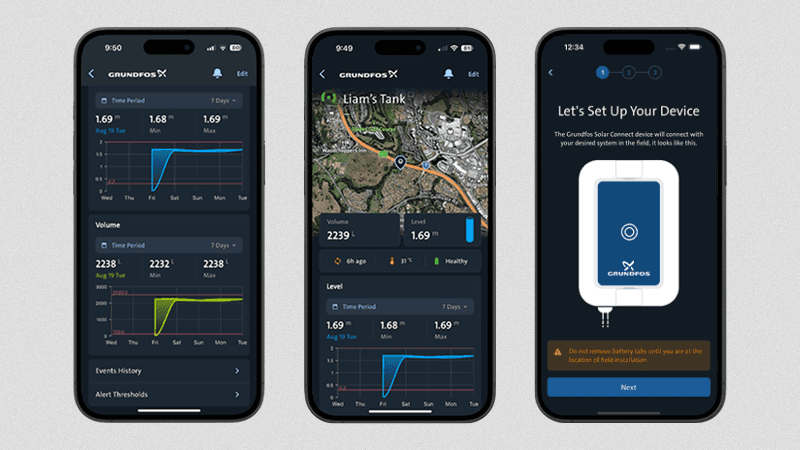Grundfos Solar Connect preview